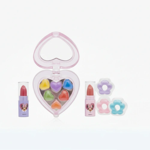 Paleta de Batom e Brilho Maquiagem Infantil Minnie Mouse Fenzza